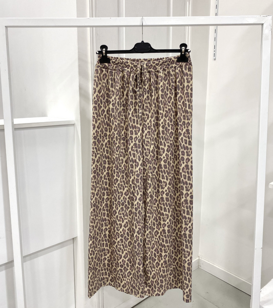 Pantalon imprimé léopard