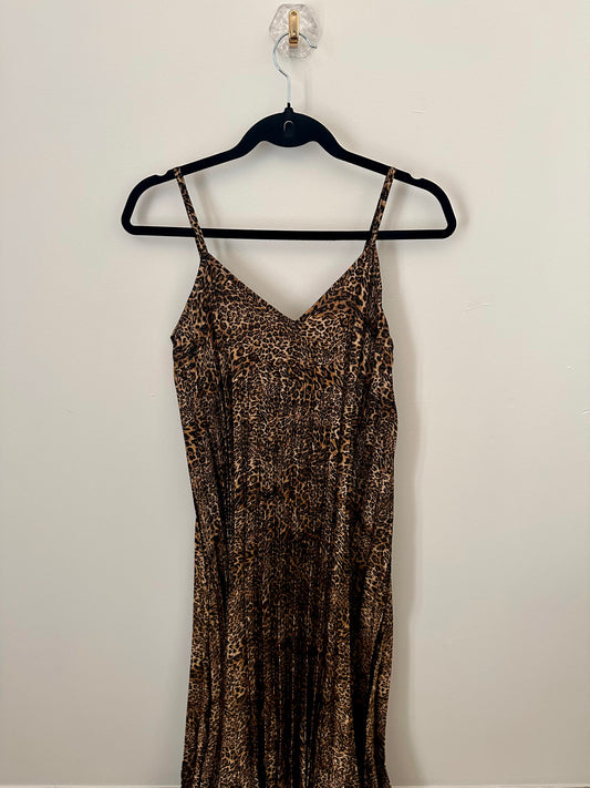 Robe longue léopard