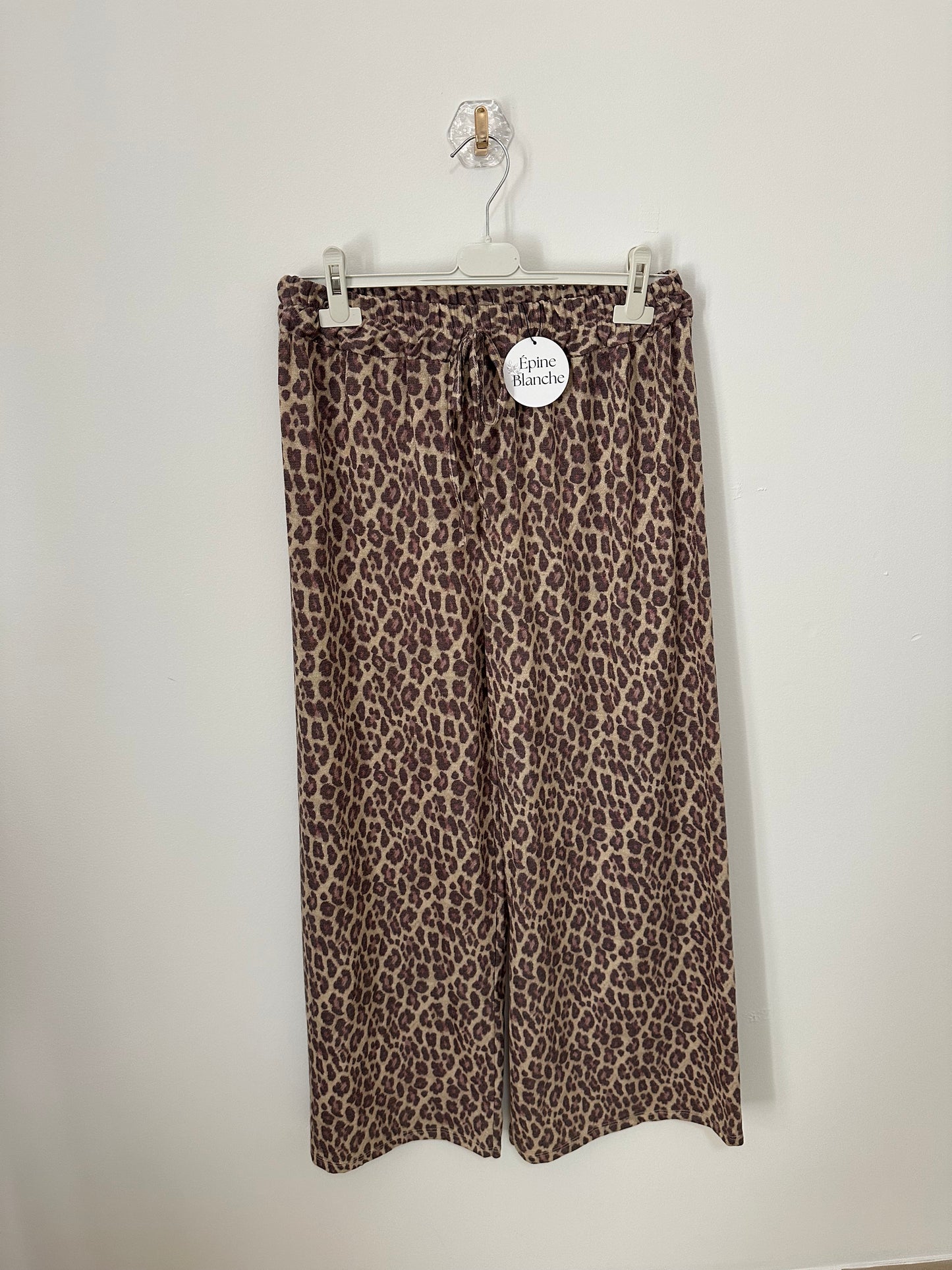 Pantalon imprimé léopard